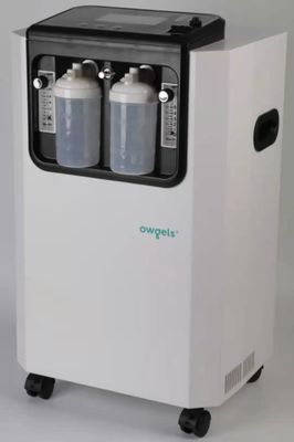 Mesin Terapi Oksigen Pernapasan Medis Portabel 10L Kemurnian Oksigen 96% ISO CE