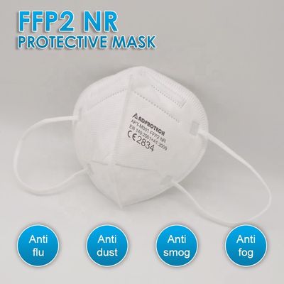 Masker Wajah Pelindung Sekali Pakai, Jenis Pengait Telinga Masker Wajah FFP2 5 Lapisan