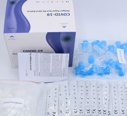 Rapid Test Kit Antigen Covid-19 Diagnostik Cepat Air Liur Sekali Pakai
