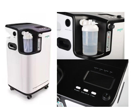 Peralatan medis mesin perawatan terapi klinis konsentrator generator oksigen 5L dengan nebulizer OEM