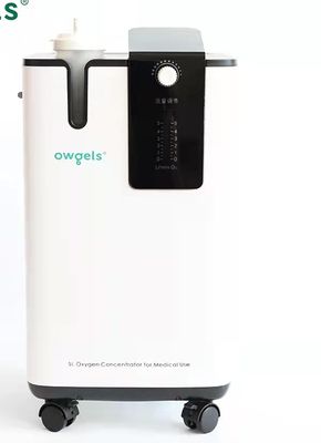 Konsentrator oksigen portabel Kemurnian Tinggi 96% untuk wanita tua dan hamil disetujui oleh CE