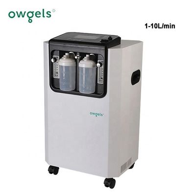 Owgels 93% Kemurnian 10 Liter Portabel Konsentrator Peralatan Terapi Klinis