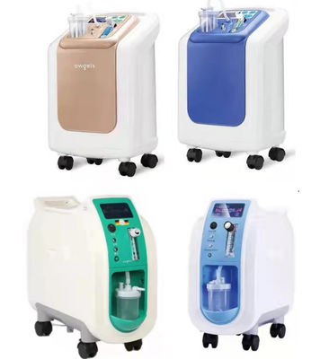 5L Mobile Oxygen Concentrator Dengan Nebulizer 96% Purity Healthcare Equipment