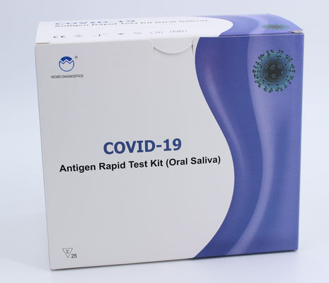 Tes Ludah Lisan Covid-19 Antigen Rapid Test Kit 95% Sensitivitas Tes Satu Langkah
