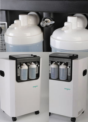 Duel flow 10 Liter 10 Lpm Konsentrator Oksigen Seluler Dengan Panel Kontrol Cerdas